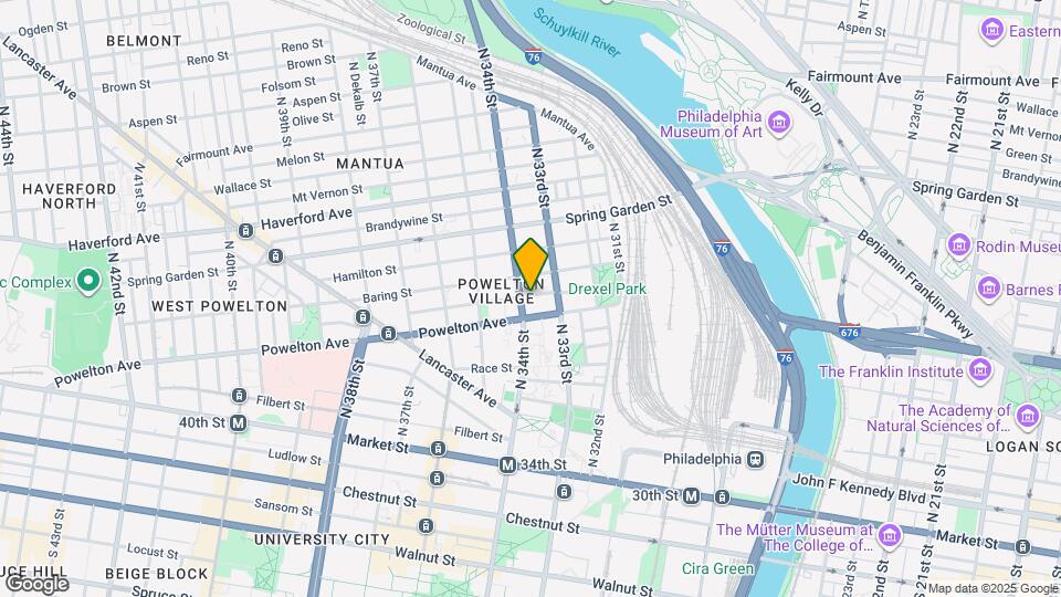 313 N 34th St Map and Location Details