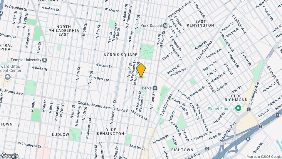 1926 N Mascher St Map and Location Details