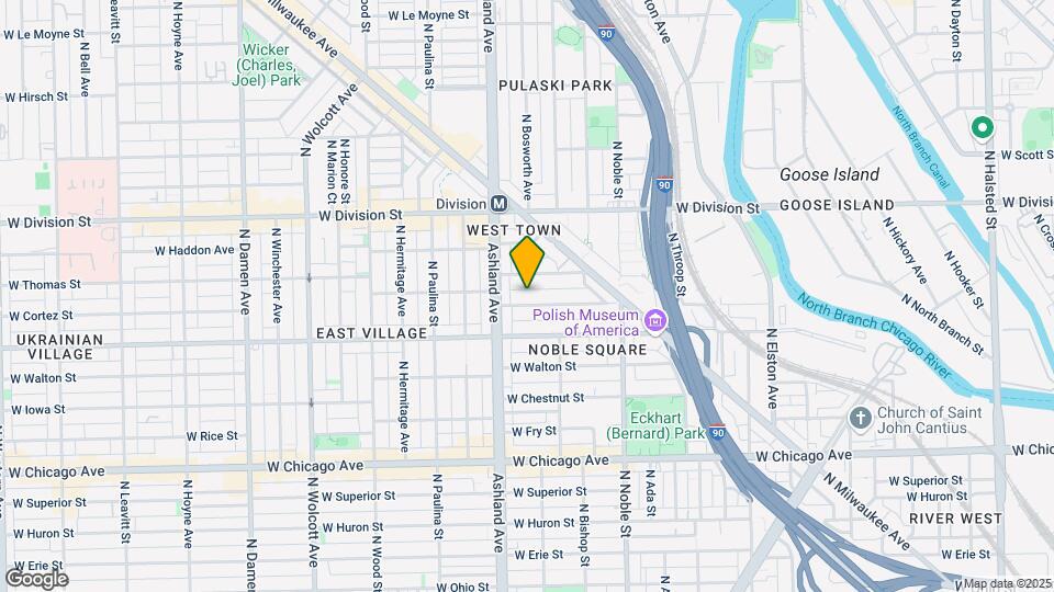 1530-1532 W Cortez St Mapa y Detalles de la Ubicación