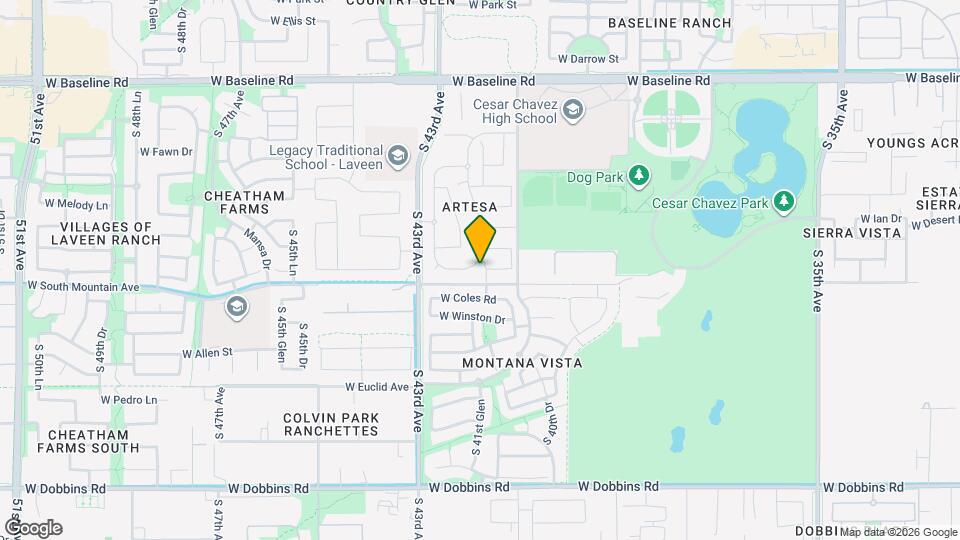 4205 W Magdalena Ln Map and Location Details