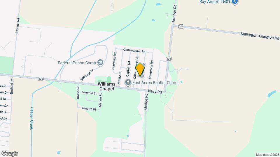 7749 Admiral Rd Map and Location Details