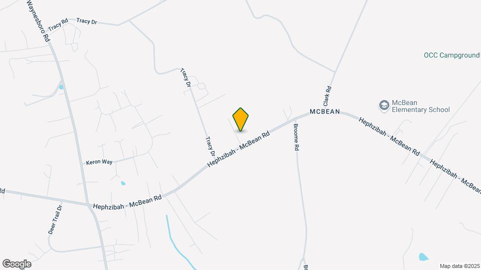 1257 Hephzibah McBean Rd Map and Location Details