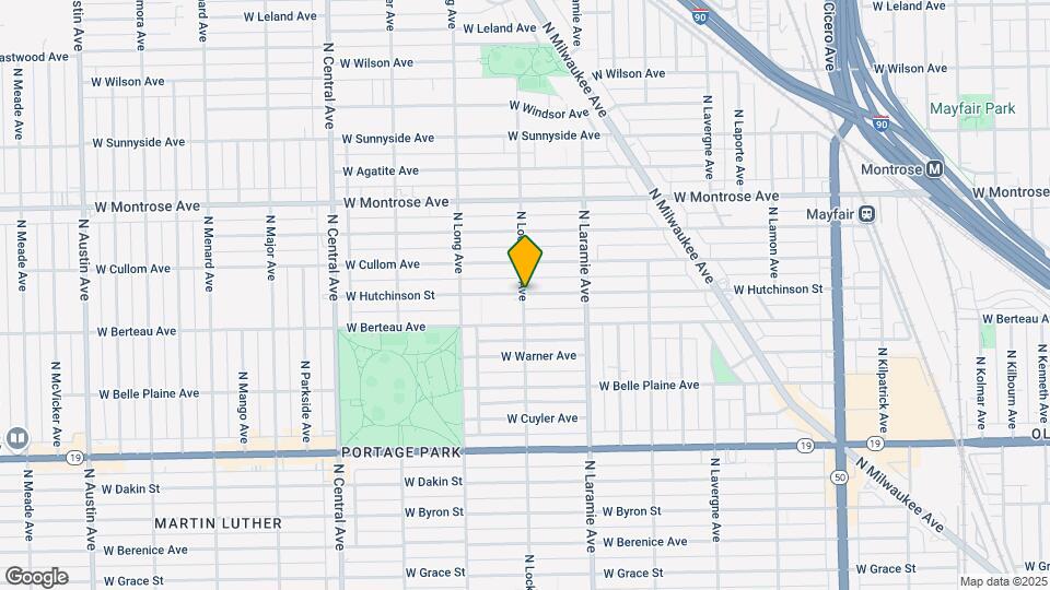 4231 N Lockwood Ave Map and Location Details