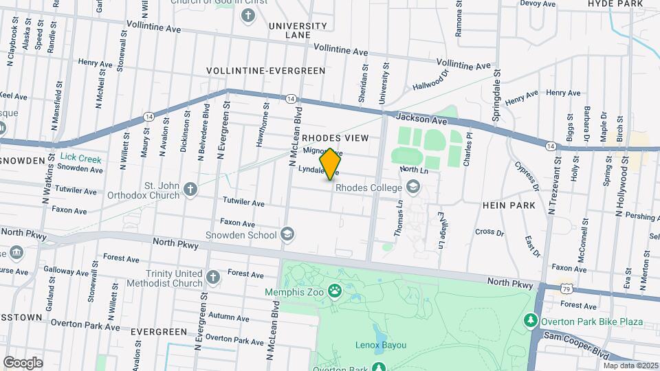 1920 Snowden Ave Map and Location Details