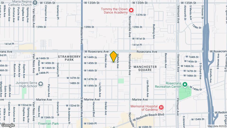 1522 W 145th St Mapa y Detalles de la Ubicación