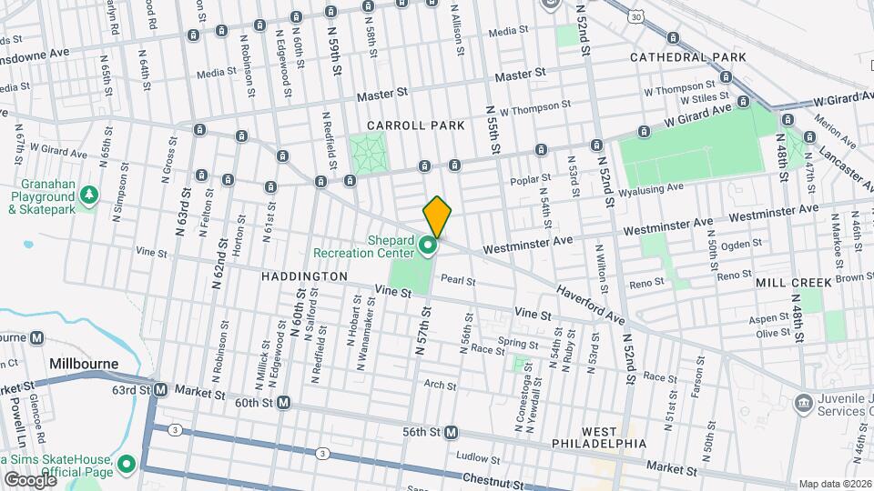 5638 Haverford Ave Map and Location Details