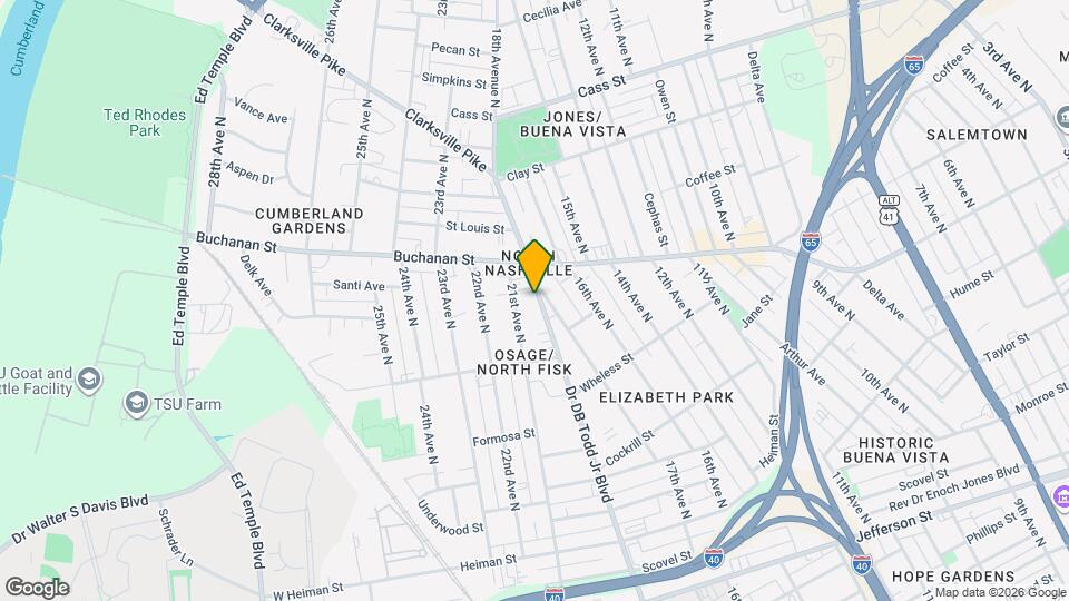 1741 Dr DB Todd Jr Blvd Mapa y Detalles de la Ubicación
