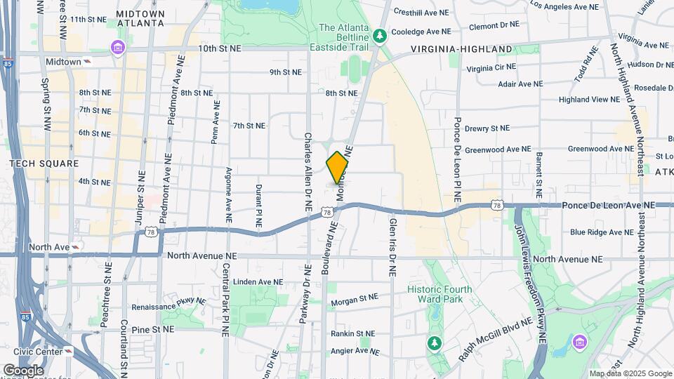 738 Monroe Dr Mapa y Detalles de la Ubicación