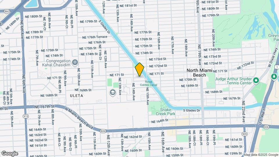 1450 NE 171st St, Unit 101B Map and Location Details