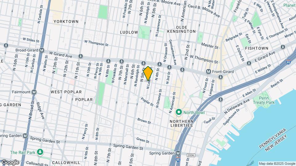 980 N Lawrence St Map and Location Details