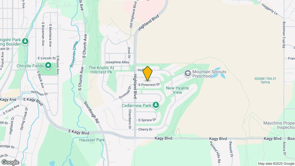 1133 S Pinecrest Dr Map and Location Details