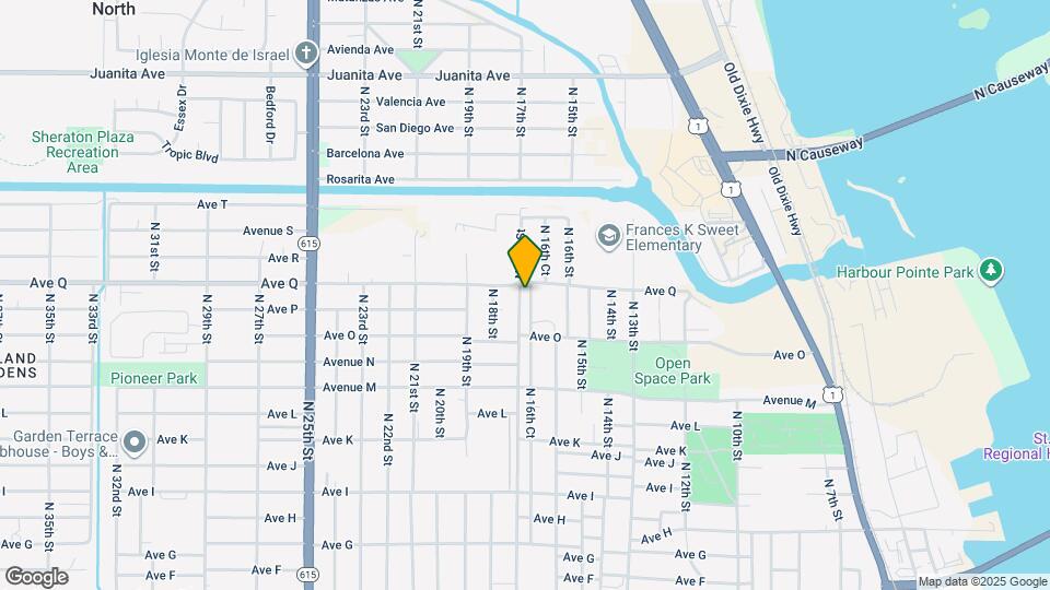 1714 N 17th St Map and Location Details