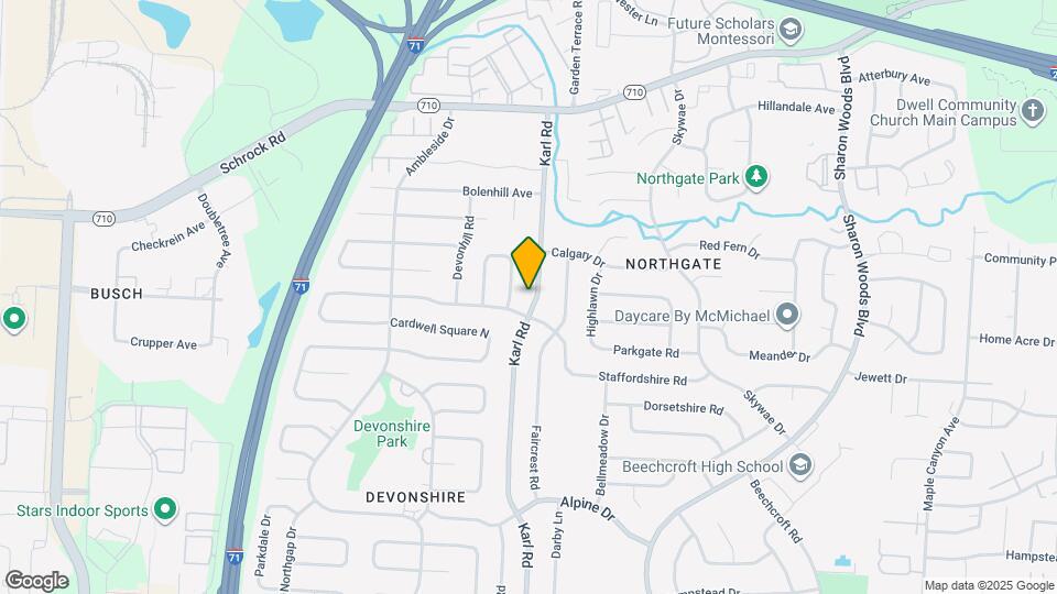 6479 Karl Rd Map and Location Details