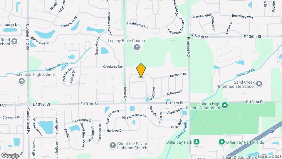 10702 Ashview Dr Map and Location Details