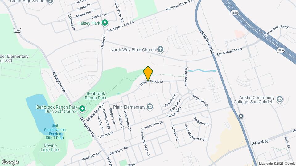 508 Middle Brook Dr Map and Location Details