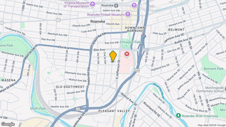 19 Highland Ave SW Map and Location Details