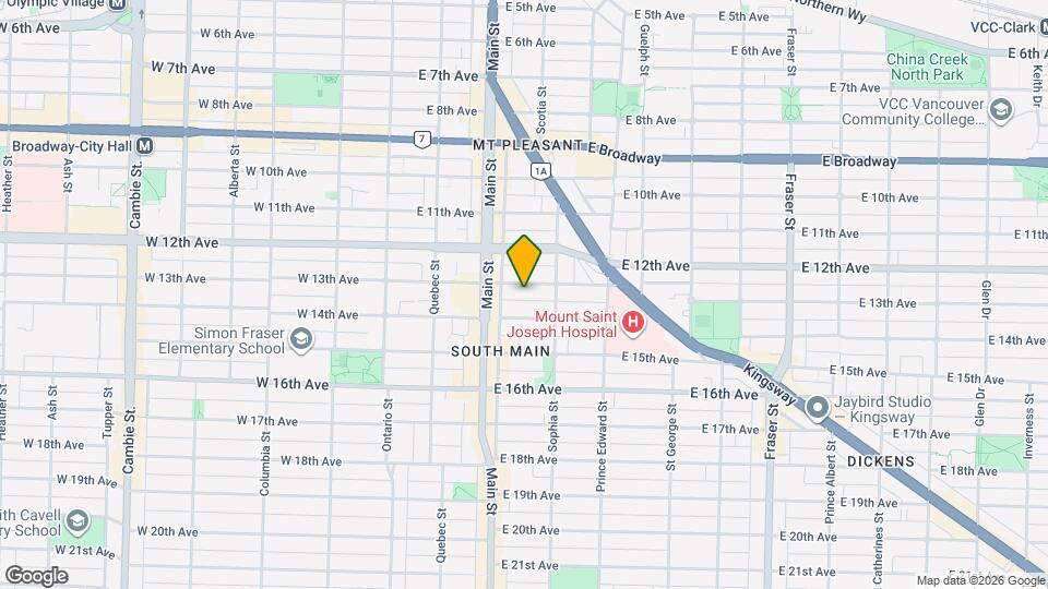 238 13th Av E Map and Location Details