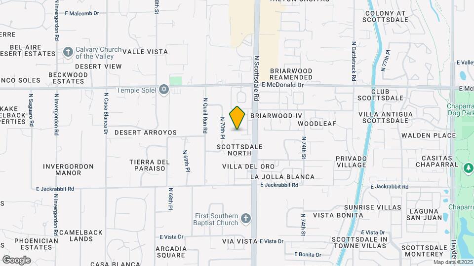 5750 N Scottsdale Rd Map and Location Details