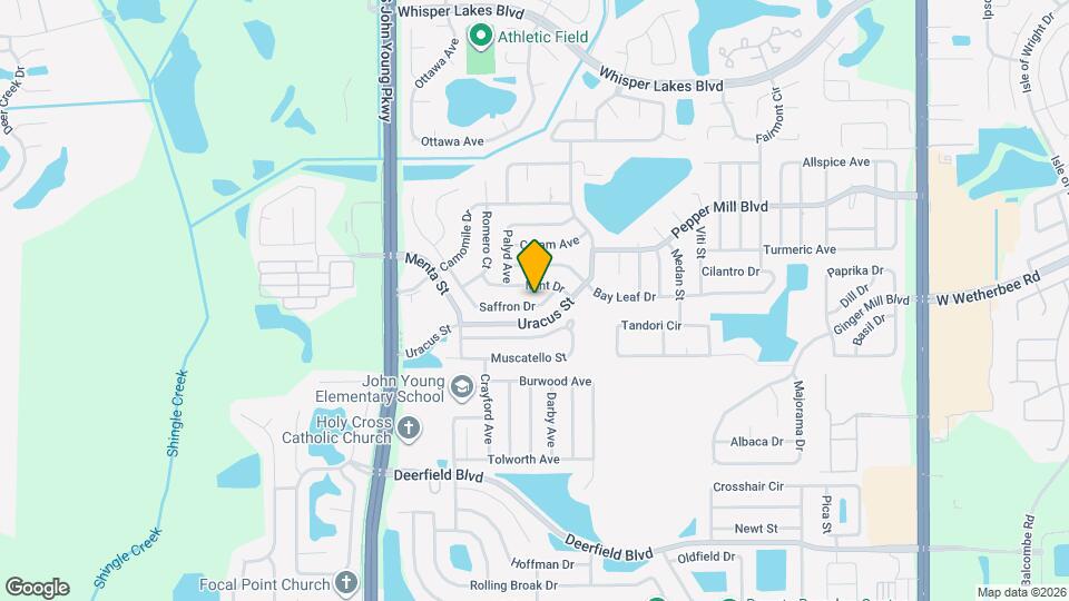 2629 Saffron Dr Map and Location Details