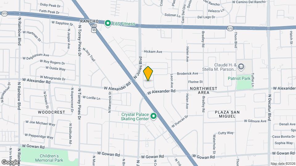5965 Juniper Falls Ave Map and Location Details