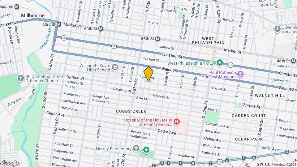 276 S 56th St Map and Location Details