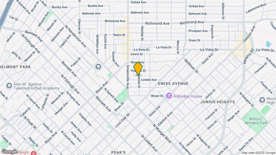 5617 Lindell Ave Map and Location Details