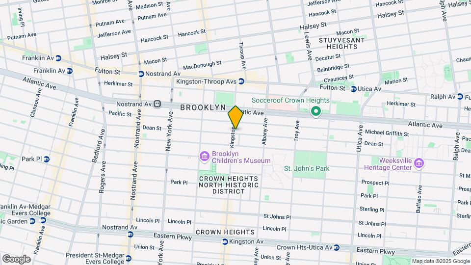 101 Kingston Ave Mapa y Detalles de la Ubicación
