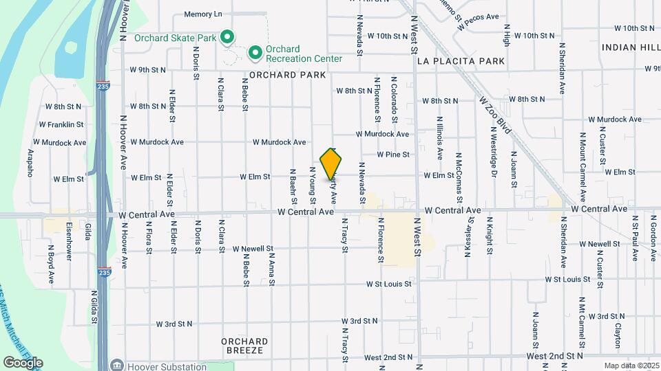 721 N Dougherty Ave Mapa y Detalles de la Ubicación