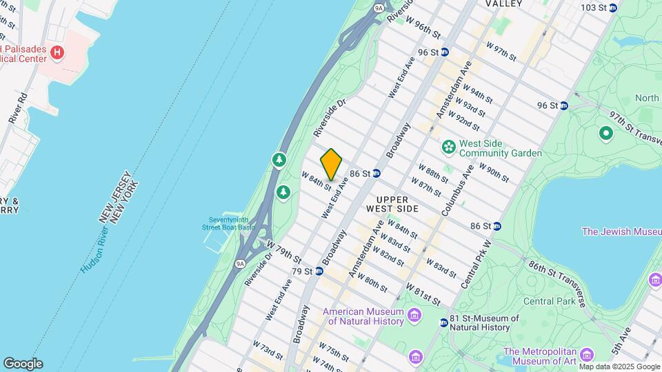 305 W 84th St Map and Location Details