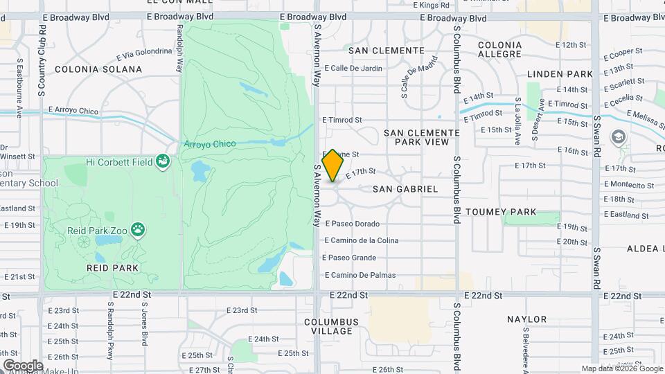 3937 E Montecito St Map and Location Details