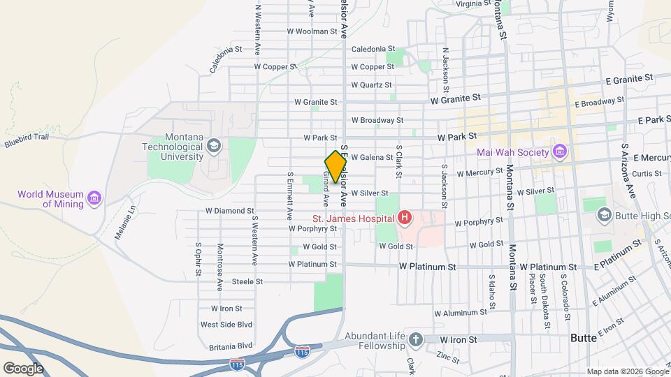 915-917 W Silver St Mapa y Detalles de la Ubicación