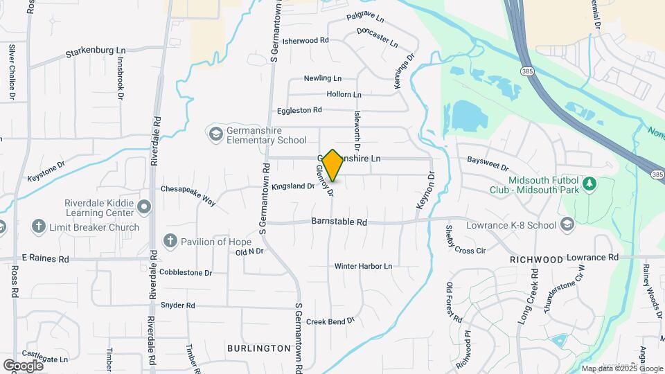 4018 Glenroy Dr Map and Location Details