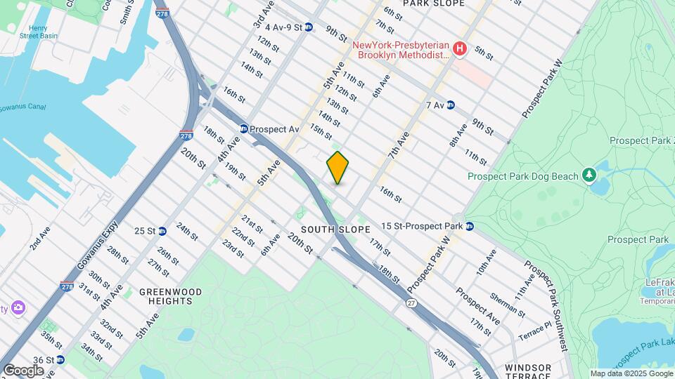327-329 Prospect Ave Map and Location Details