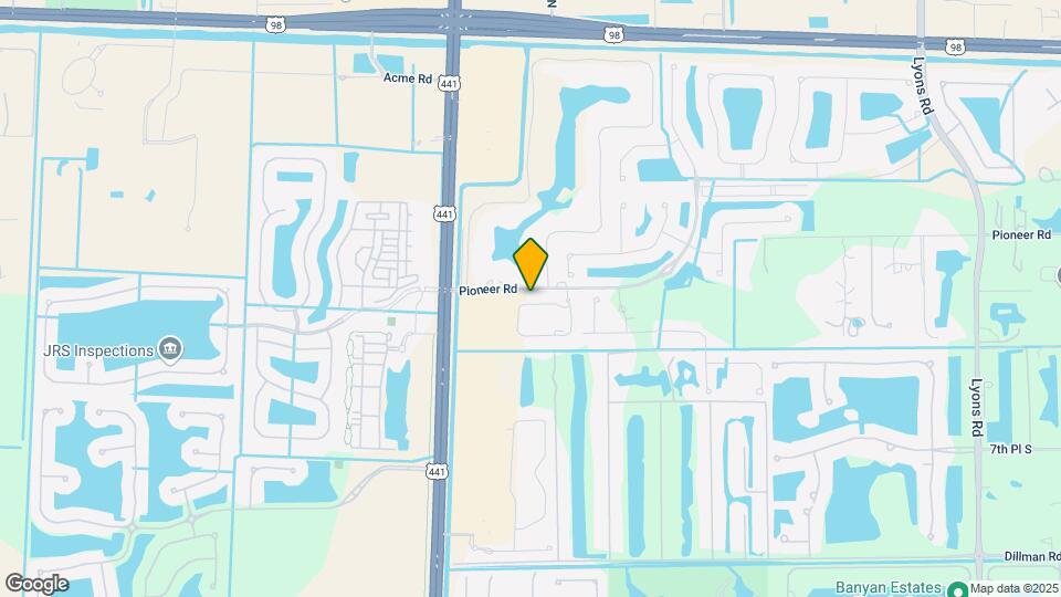 1310 Pioneer Way Map and Location Details