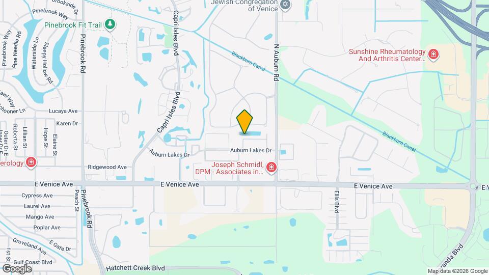 1801 Auburn Lakes Cir Map and Location Details