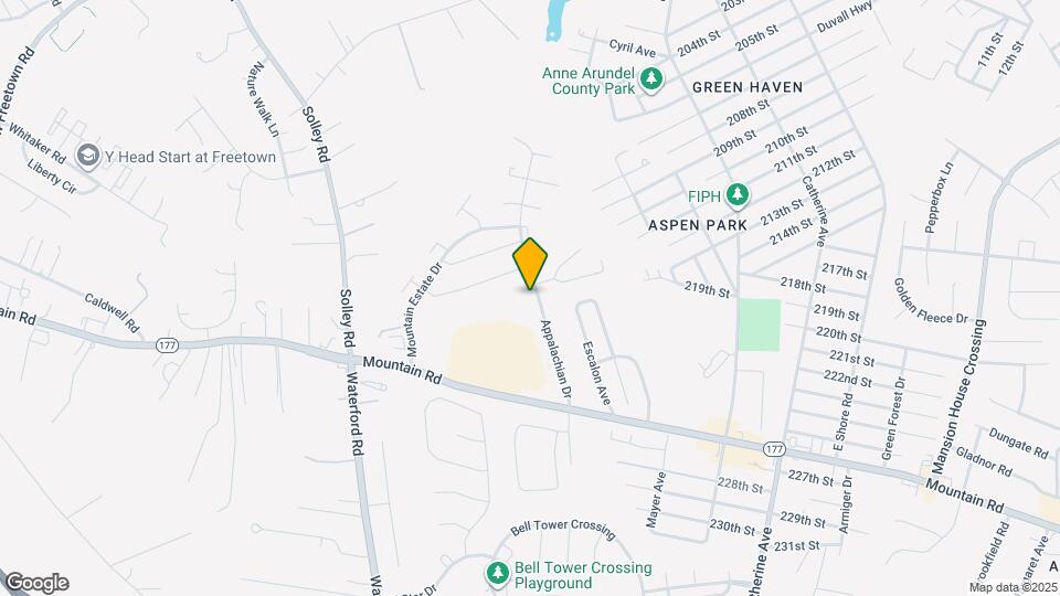 8206 Appalachian Dr Map and Location Details