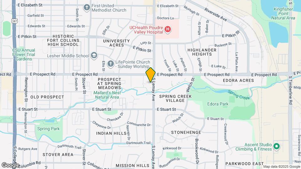 1623 S Lemay Ave Map and Location Details