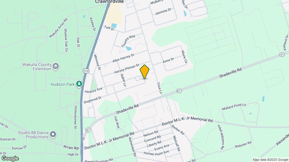 207 Hickory Ave Map and Location Details