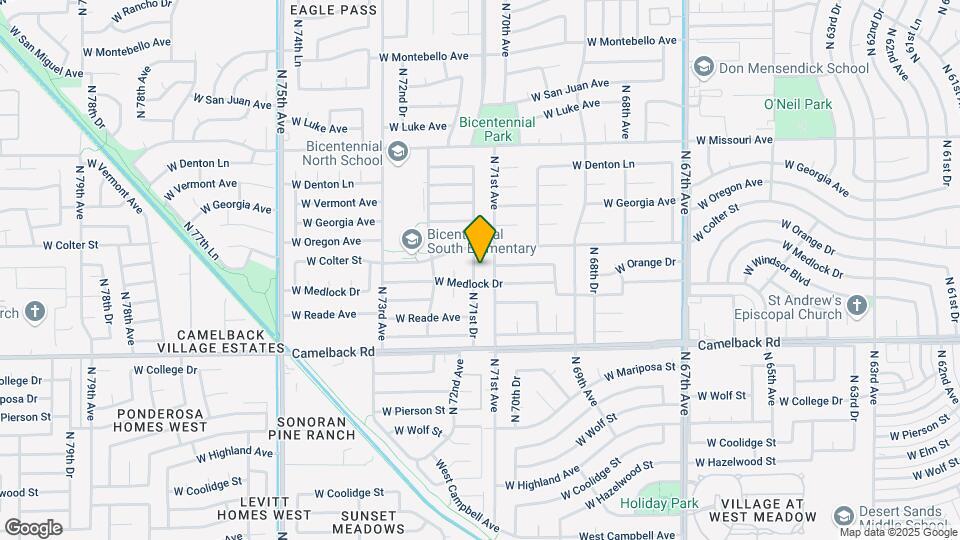 5115 N 71st Dr Map and Location Details
