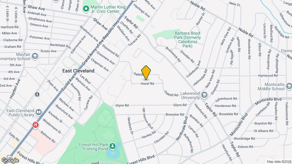 15801 Hazel Rd Map and Location Details