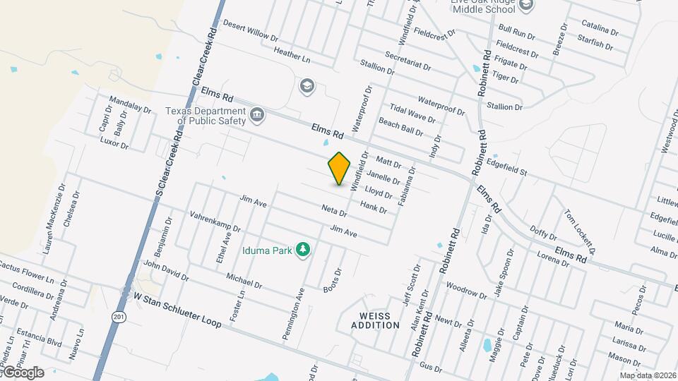 4507 Hank Dr Map and Location Details