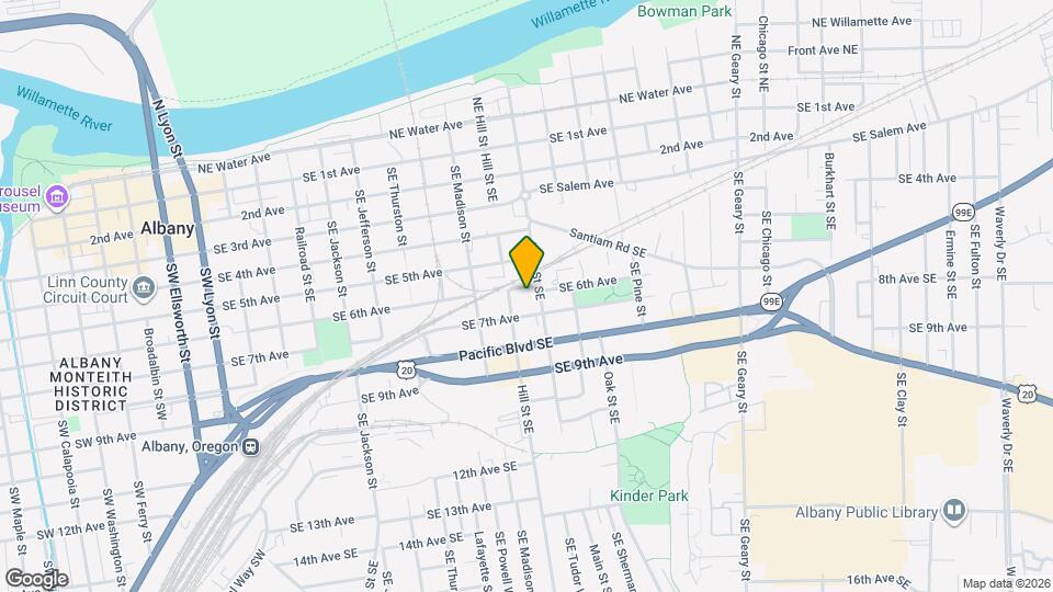 1026 SE 6th Ave Map and Location Details