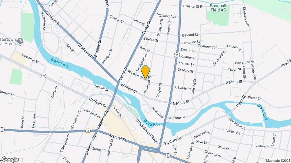 307 W Lynde St Map and Location Details