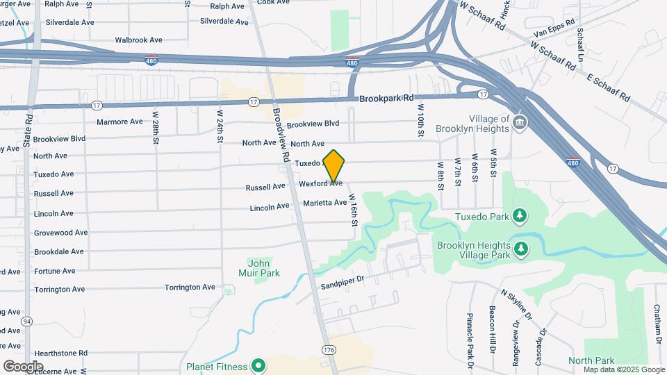 1707 Wexford Ave Map and Location Details