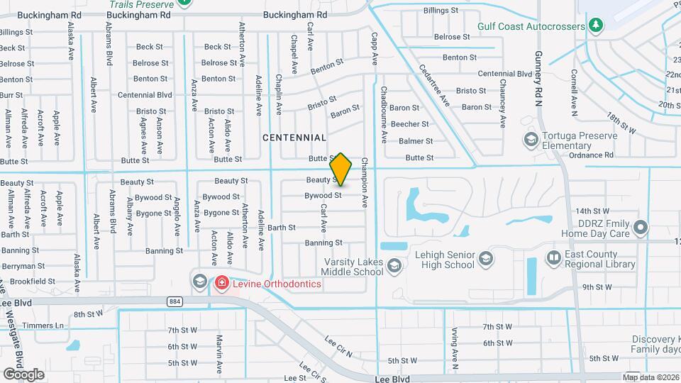 4910 Bywood St Map and Location Details