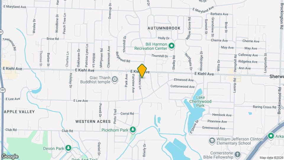 8214 Bronco Ln Map and Location Details