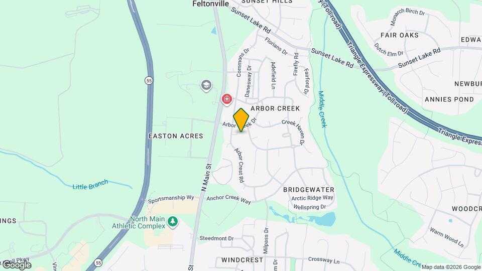 117 Arbor Light Rd Map and Location Details