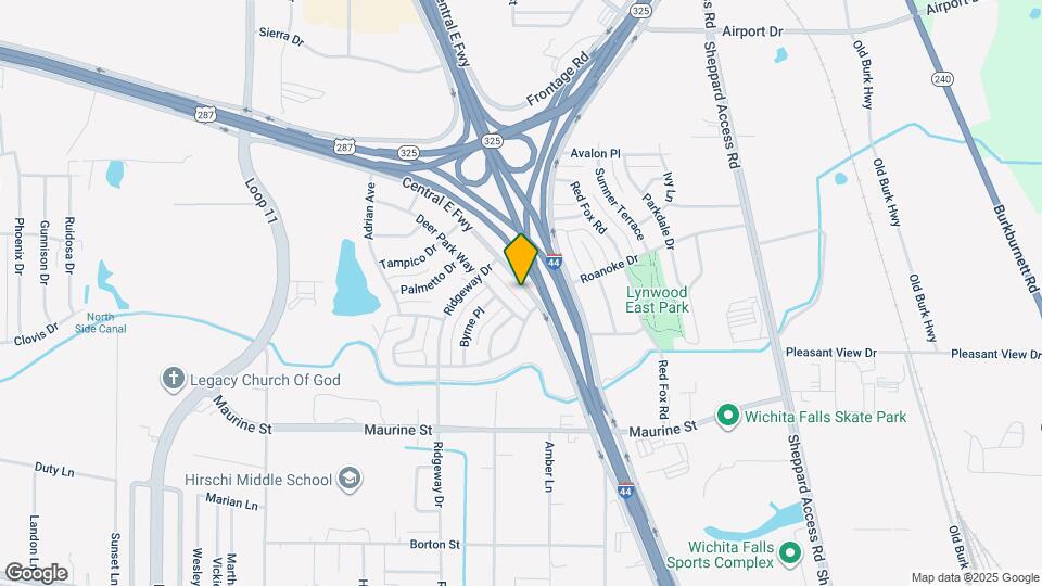 1606 Central E Fwy Map and Location Details