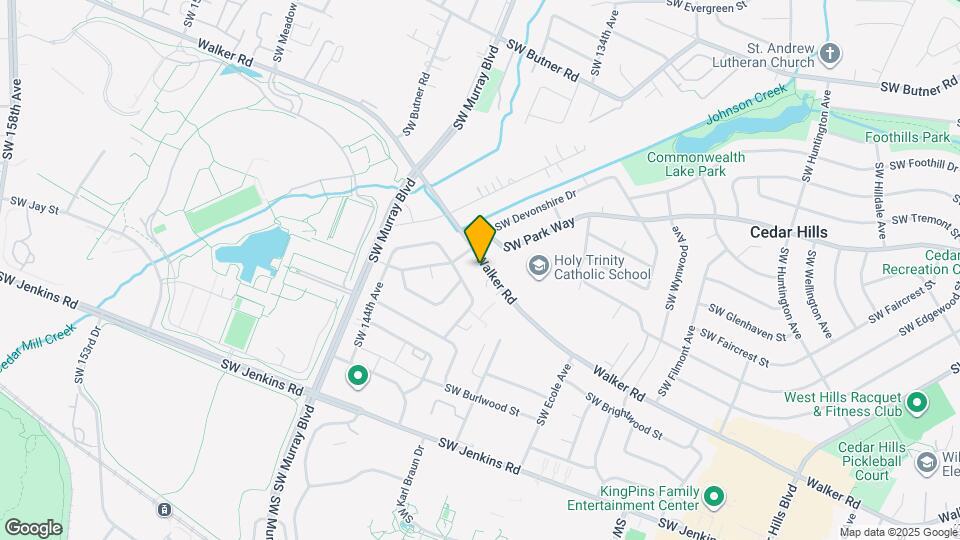 13840 SW Walker Rd Map and Location Details