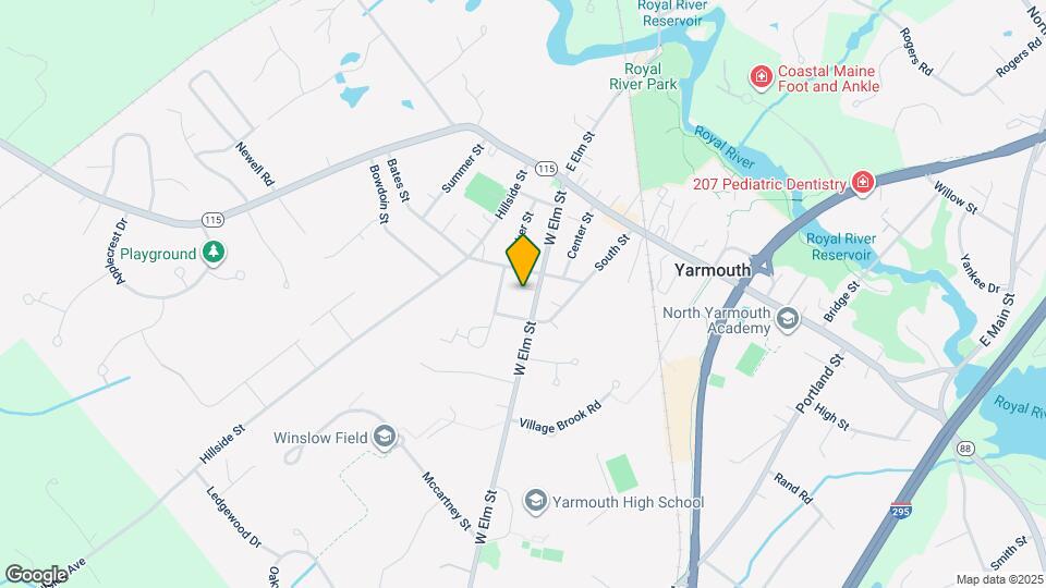 95 W Elm St Map and Location Details